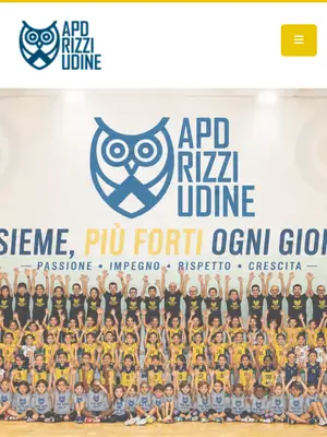 Anteprima del sito di APD Rizzi Udine